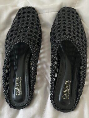 Catherine Malandrino Women's Black Mules